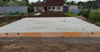 Фундамент монолитная плита под дом цена в Большом Камне - от 4166 руб/м2